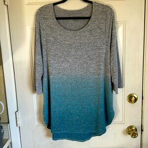 Lane Bryant 3/4 Sleeve Shirt